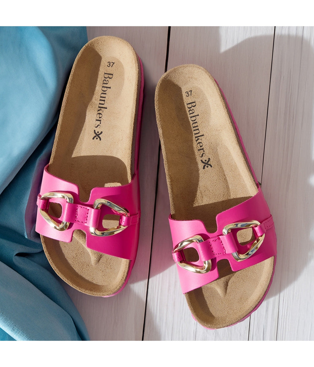 Sandales Fuchsia - Femme