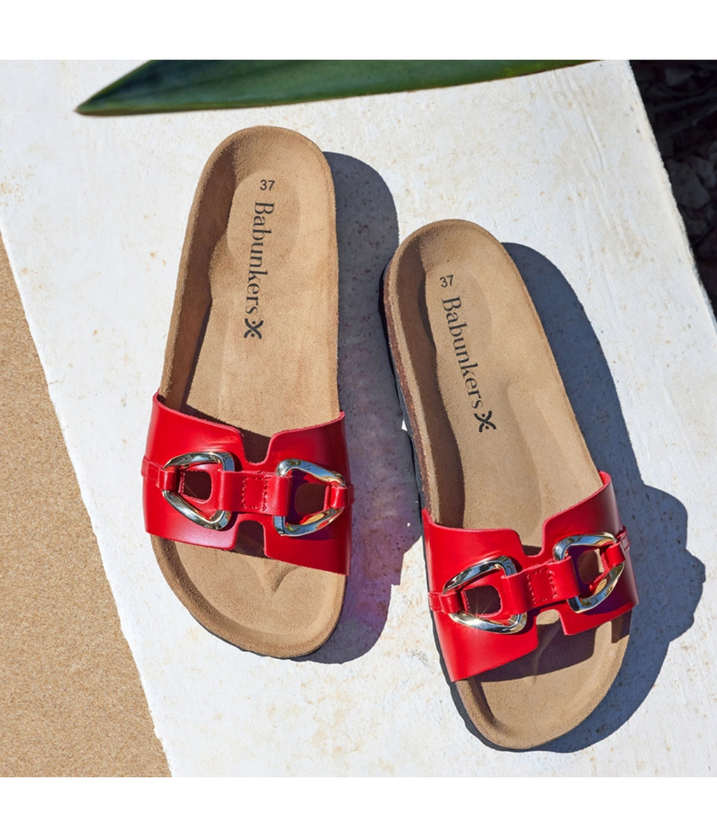 Sandales Rouge - Femme
