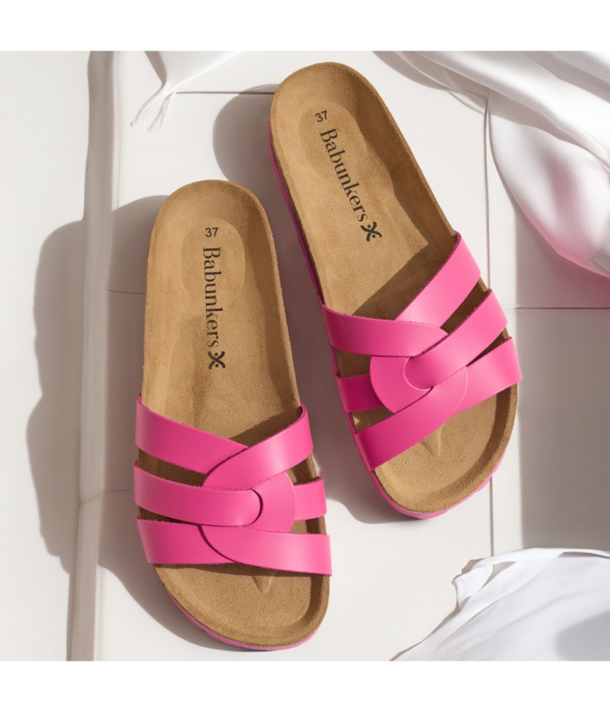 Sandales Fuchsia - Femme
