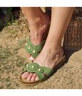 Sandales Vert - Femme