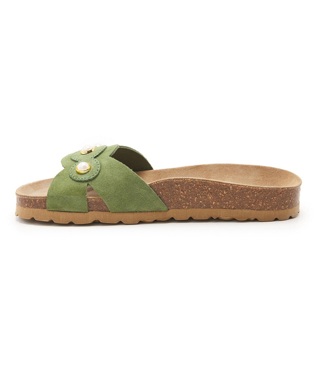 Sandales Vert - Femme
