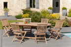 Fun - Table De Jardin 6/8 Pers - Marron