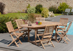 Fun - Table De Jardin 6/8 Pers - Marron