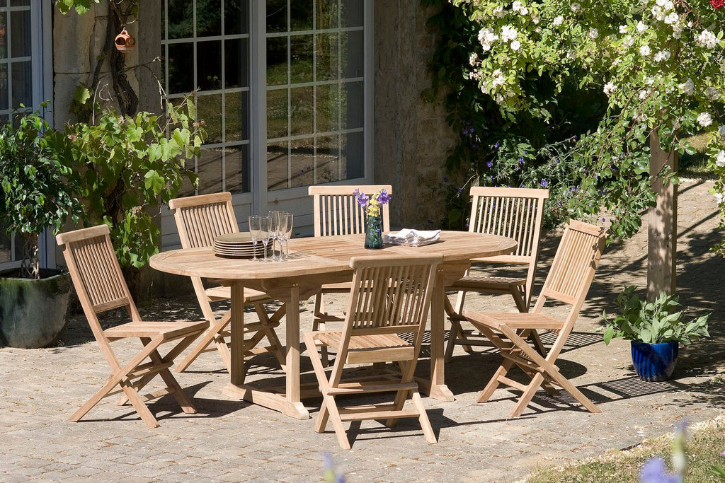 Fun - Table De Jardin 6/8 Pers - Marron