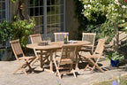 Fun - Table De Jardin 6/8 Pers - Marron