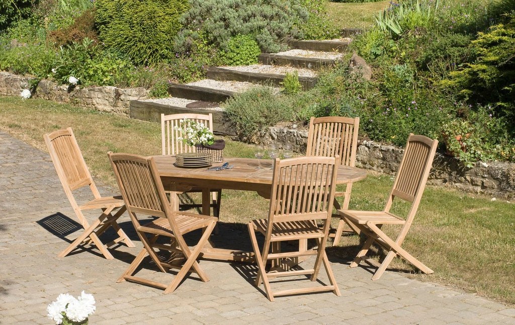 Fun - Table De Jardin 6/8 Pers - Marron