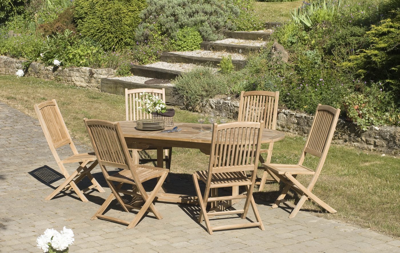 Fun - Table De Jardin 6/8 Pers - Marron