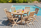 Fun - Salon De Jardin 6/8 Pers - Marron
