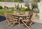 Fun - Salon De Jardin 6/8 Pers - Marron