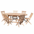 Fun - Salon De Jardin 6/8 Pers - Marron