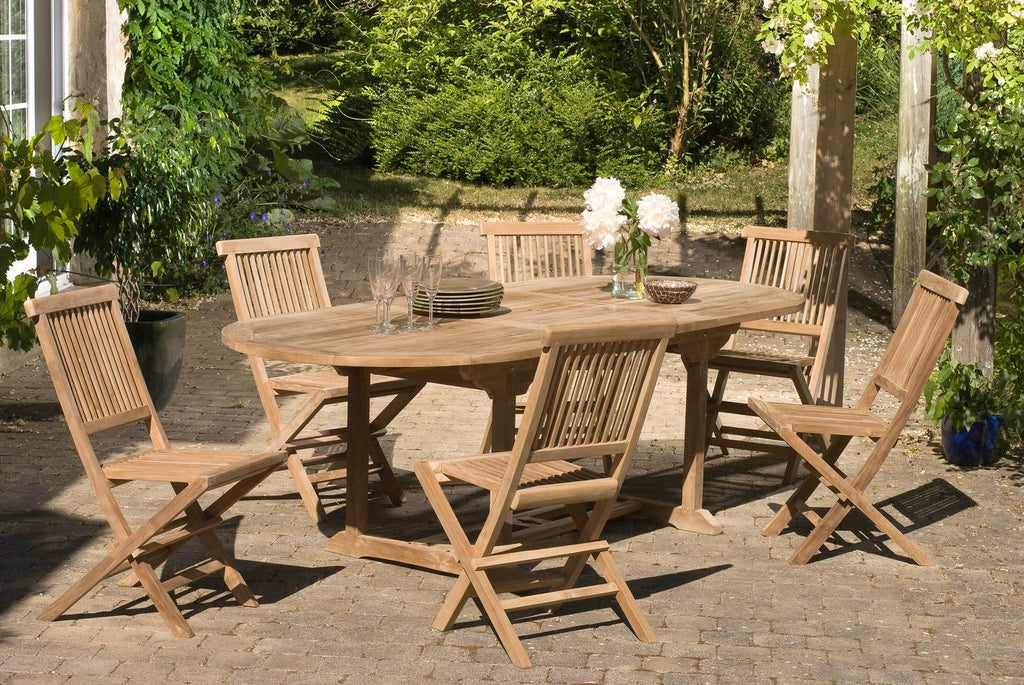 Fun - Salon De Jardin 8/10 Pers - Marron
