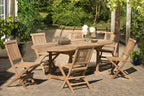Fun - Salon De Jardin 8/10 Pers - Marron