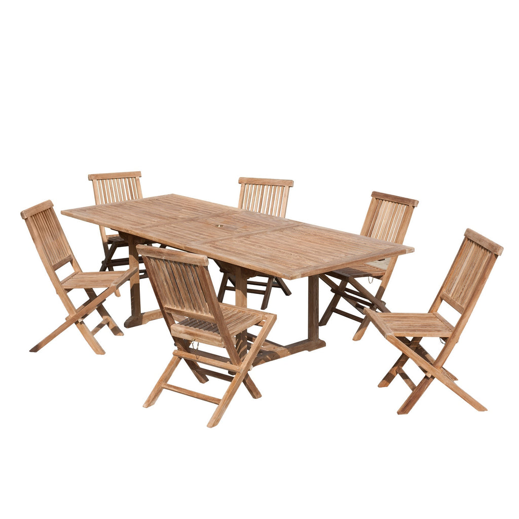 Fun - Salon De Jardin 8/10 Pers - Marron