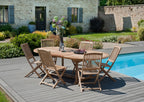 Fun - Lot De 2 Chaises Jardin - Marron