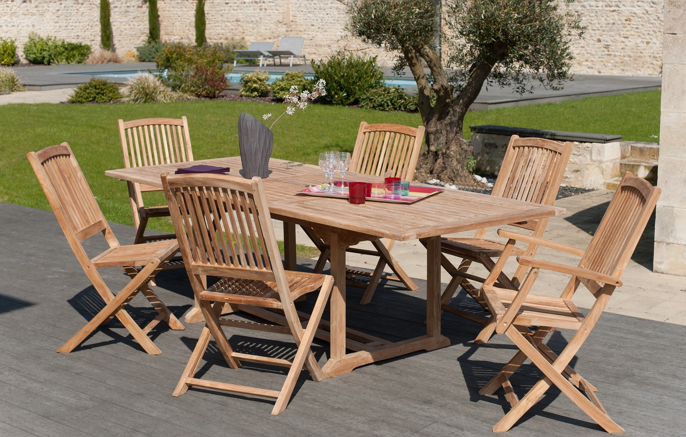 Fun - Lot De 2 Fauteuils Jardin - Marron
