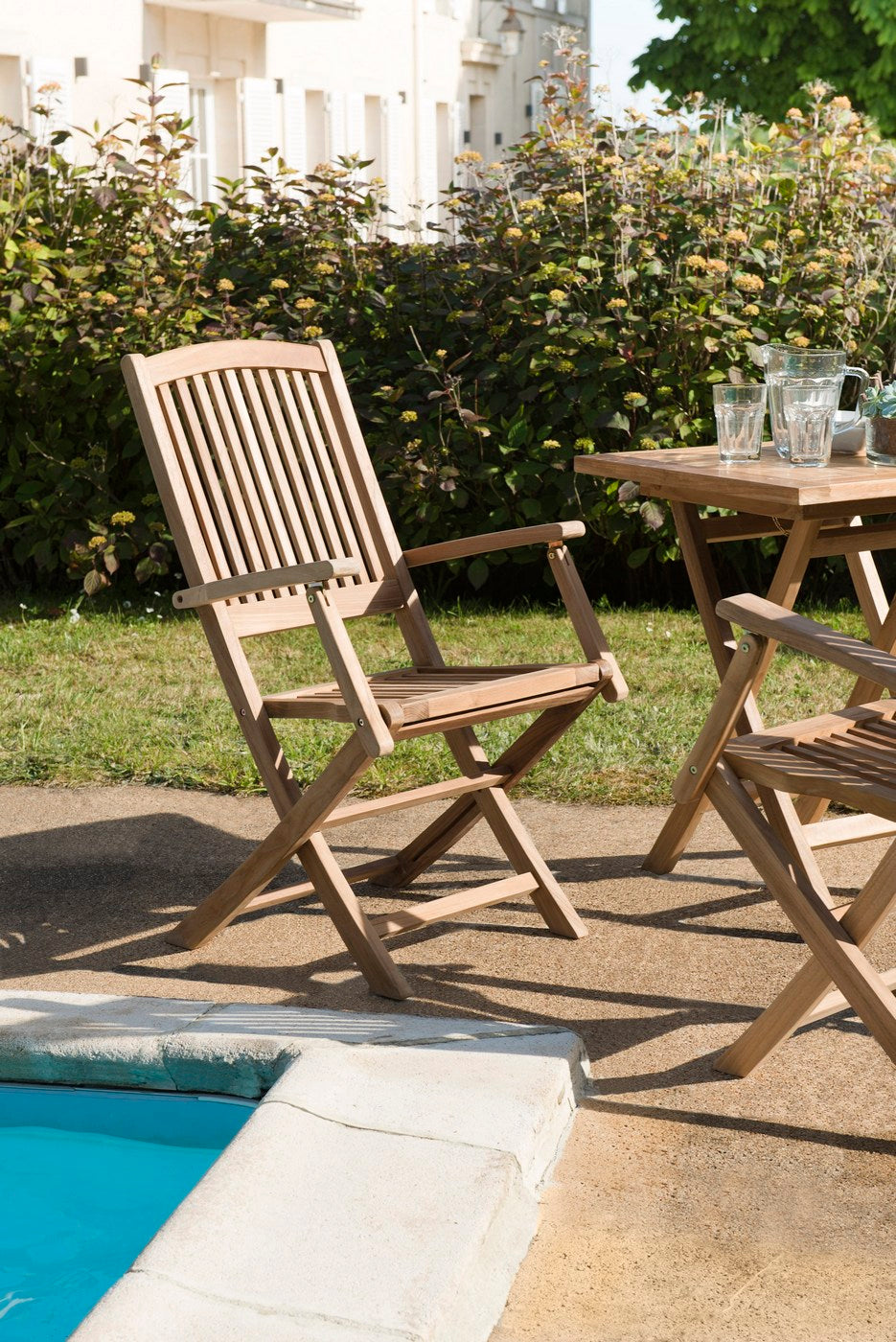 Fun - Lot De 2 Fauteuils Jardin - Marron