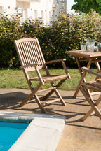 Fun - Lot De 2 Fauteuils Jardin - Marron