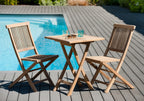 Fun - Lot De 2 Chaises Jardin - Marron