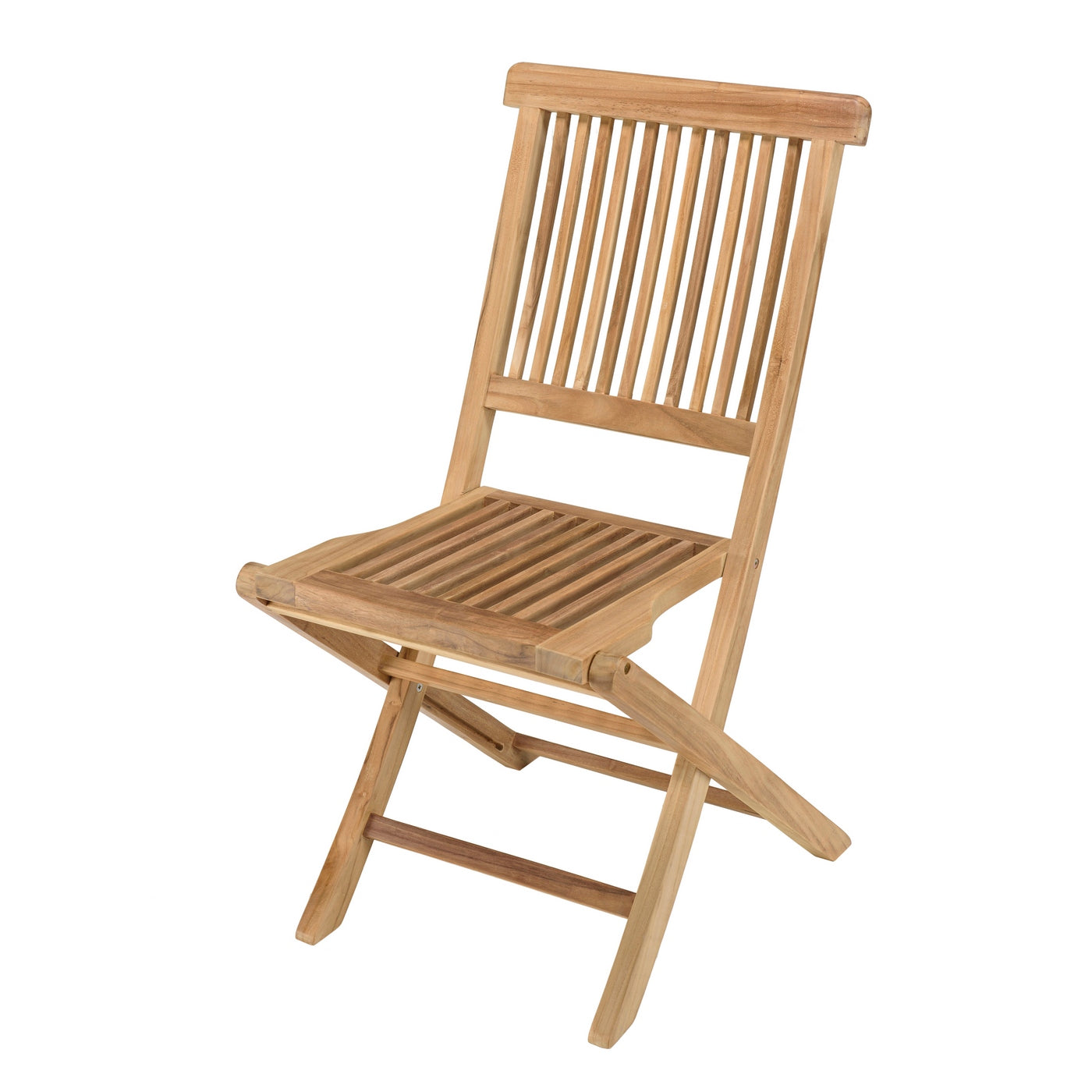 Fun - Lot De 2 Chaises Jardin - Marron