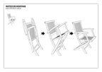 Fun - Lot De 2 Fauteuils Jardin - Marron