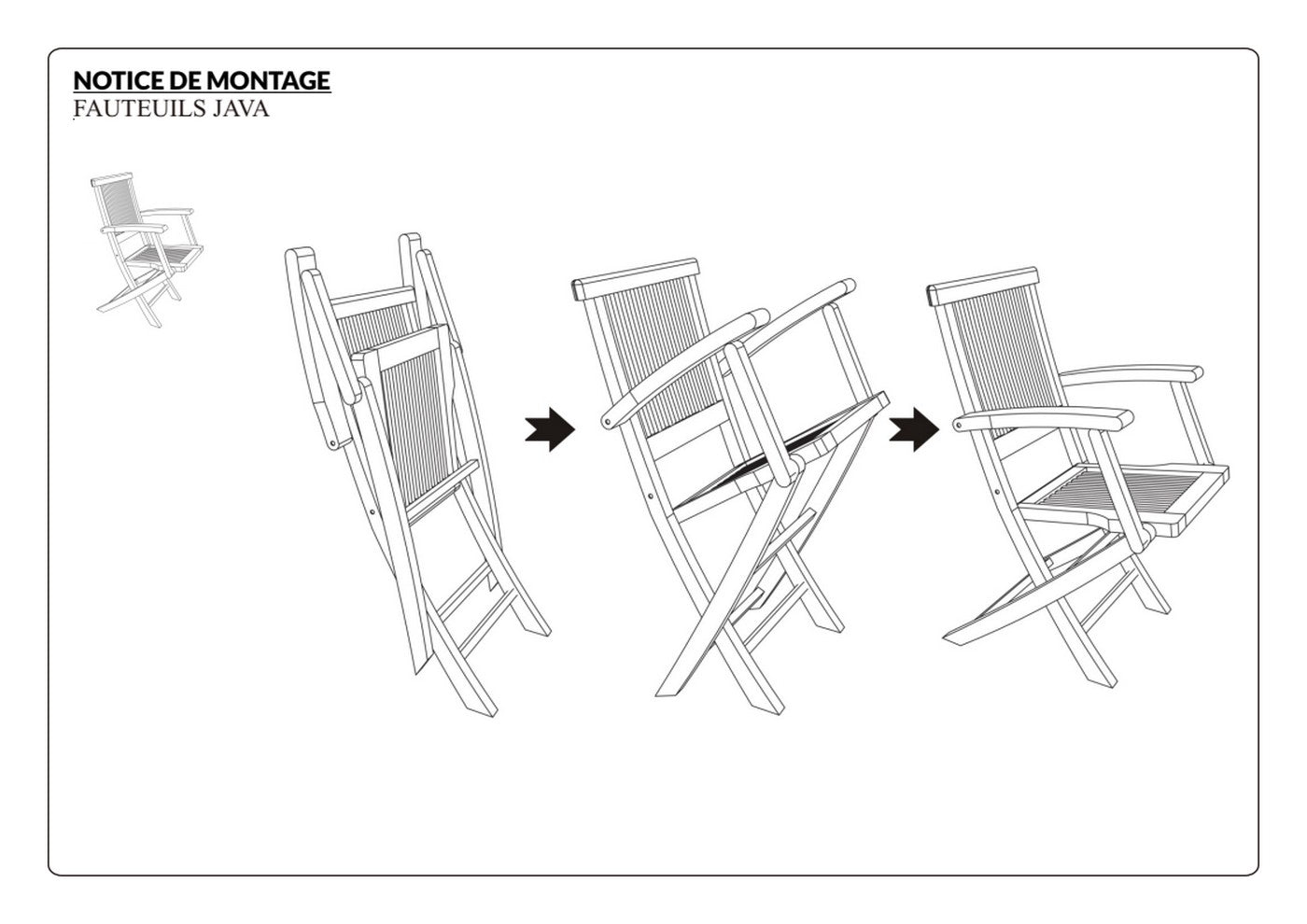 Fun - Lot De 2 Fauteuils Jardin - Marron