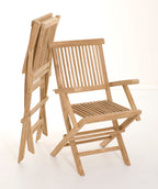 Fun - Lot De 2 Fauteuils Jardin - Marron