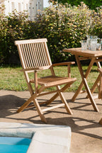 Fun - Lot De 2 Fauteuils Jardin - Marron