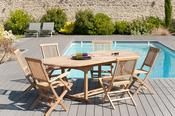 Fun - Lot De 2 Fauteuils Jardin - Marron