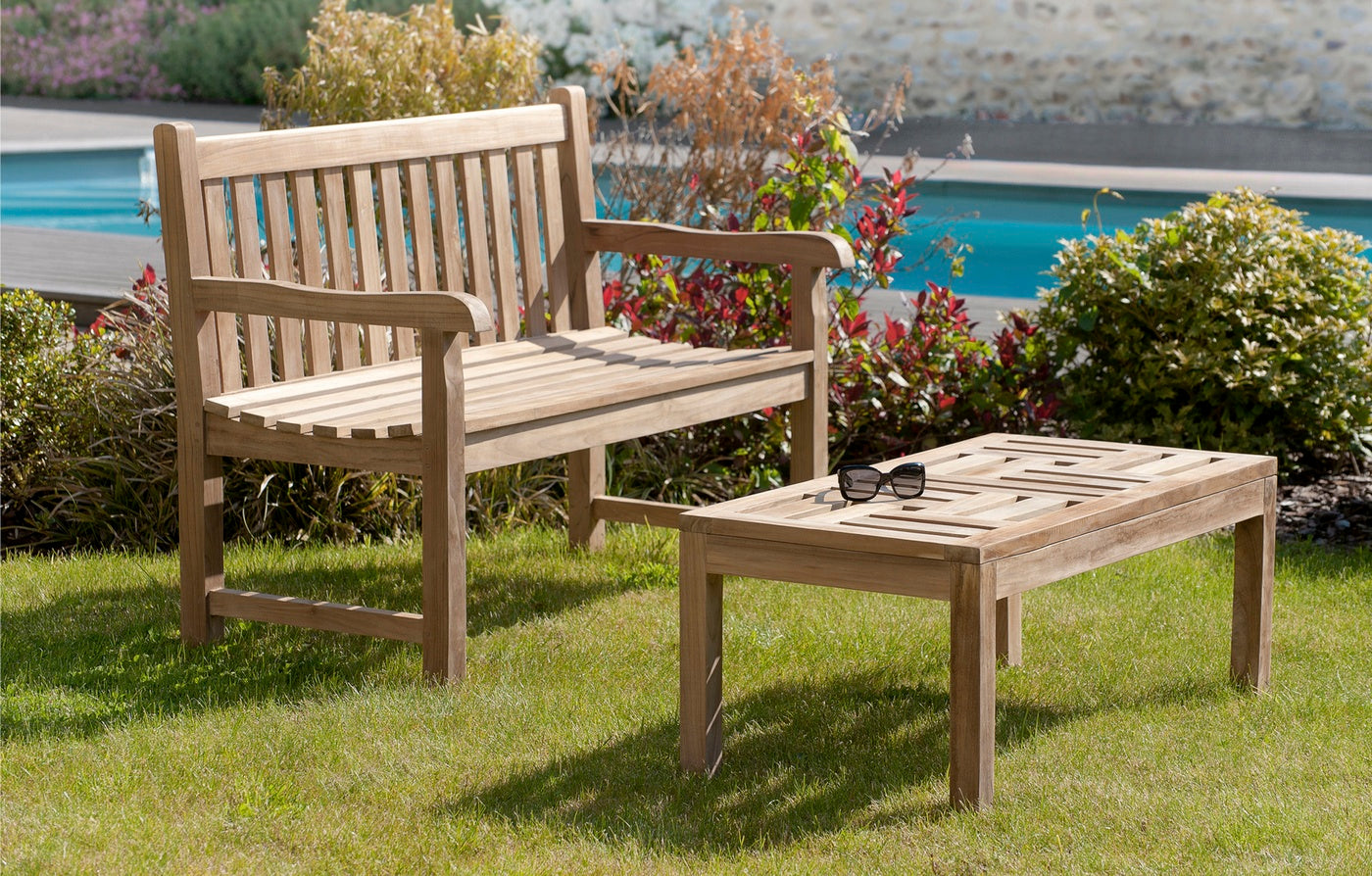 Fun - Banc De Jardin - Marron
