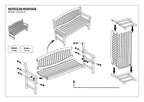 Fun - Banc De Jardin - Marron