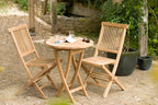 Fun - Table De Jardin 2 Pers - Marron