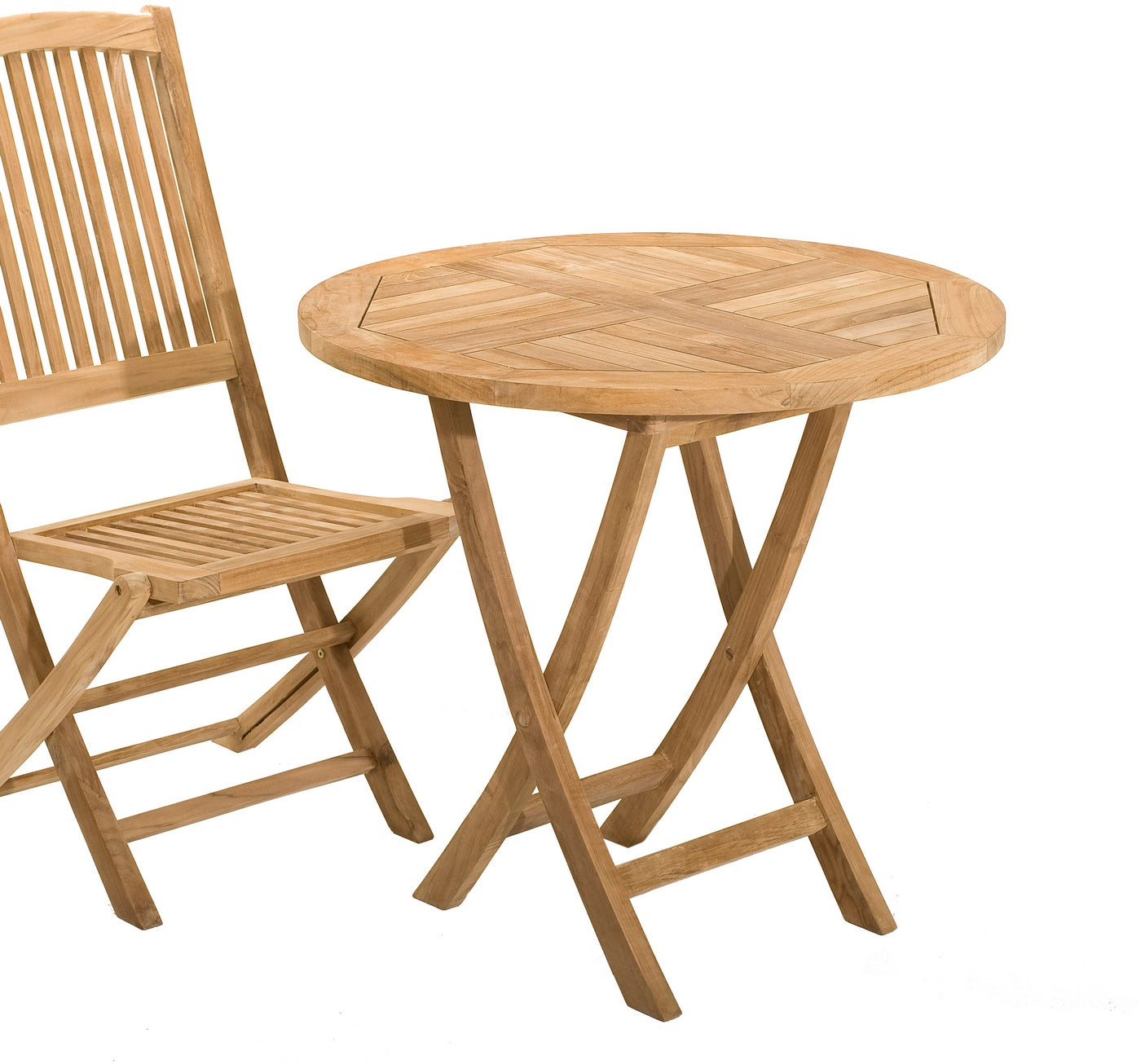 Fun - Table De Jardin 2 Pers - Marron