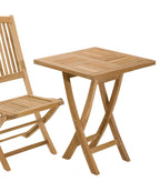 Fun - Table De Jardin 2 Pers - Marron