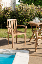 Fun - Lot De 2 Fauteuils Jardin - Marron
