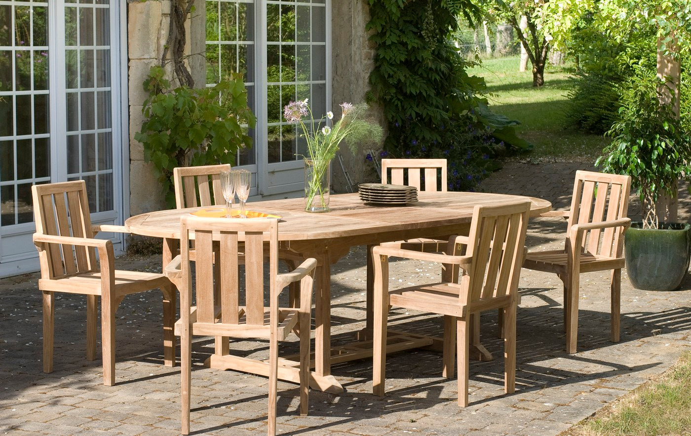 Fun - Lot De 2 Fauteuils Jardin - Marron
