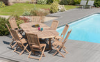 Fun - Table De Jardin 10/12 Pers - Marron