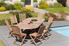 Fun - Table De Jardin 10/12 Pers - Marron