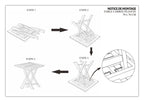 Fun - Table De Jardin 2 Pers - Marron
