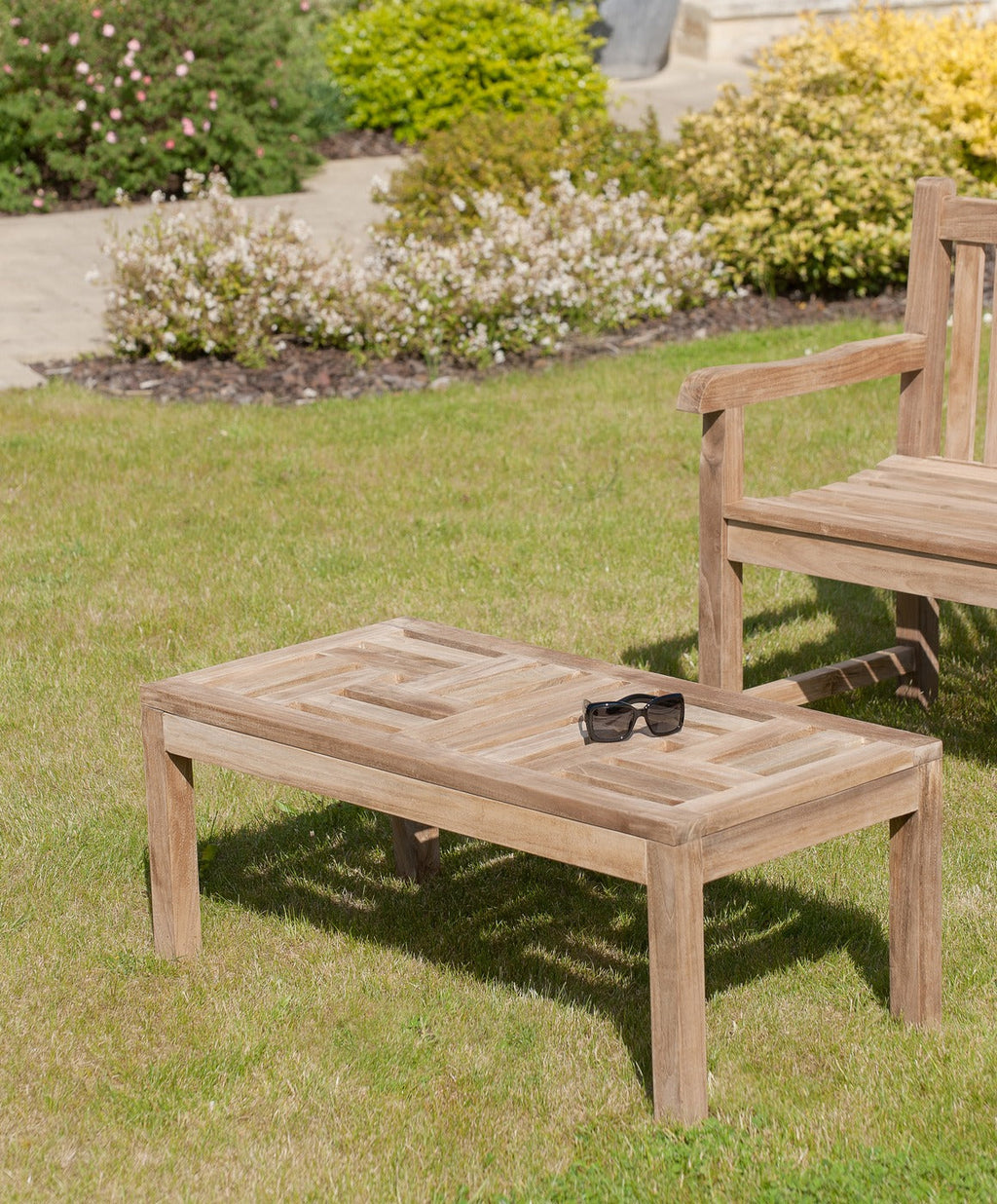 Fun - Table Basse De Jardin - Marron