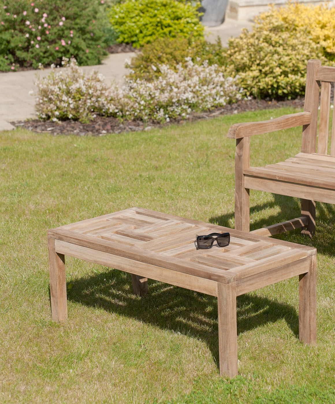 Fun - Table Basse De Jardin - Marron