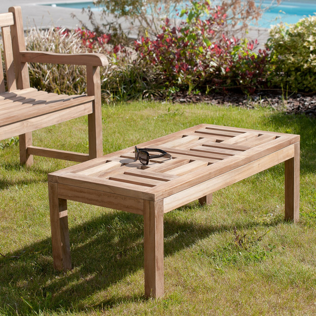 Fun - Table Basse De Jardin - Marron