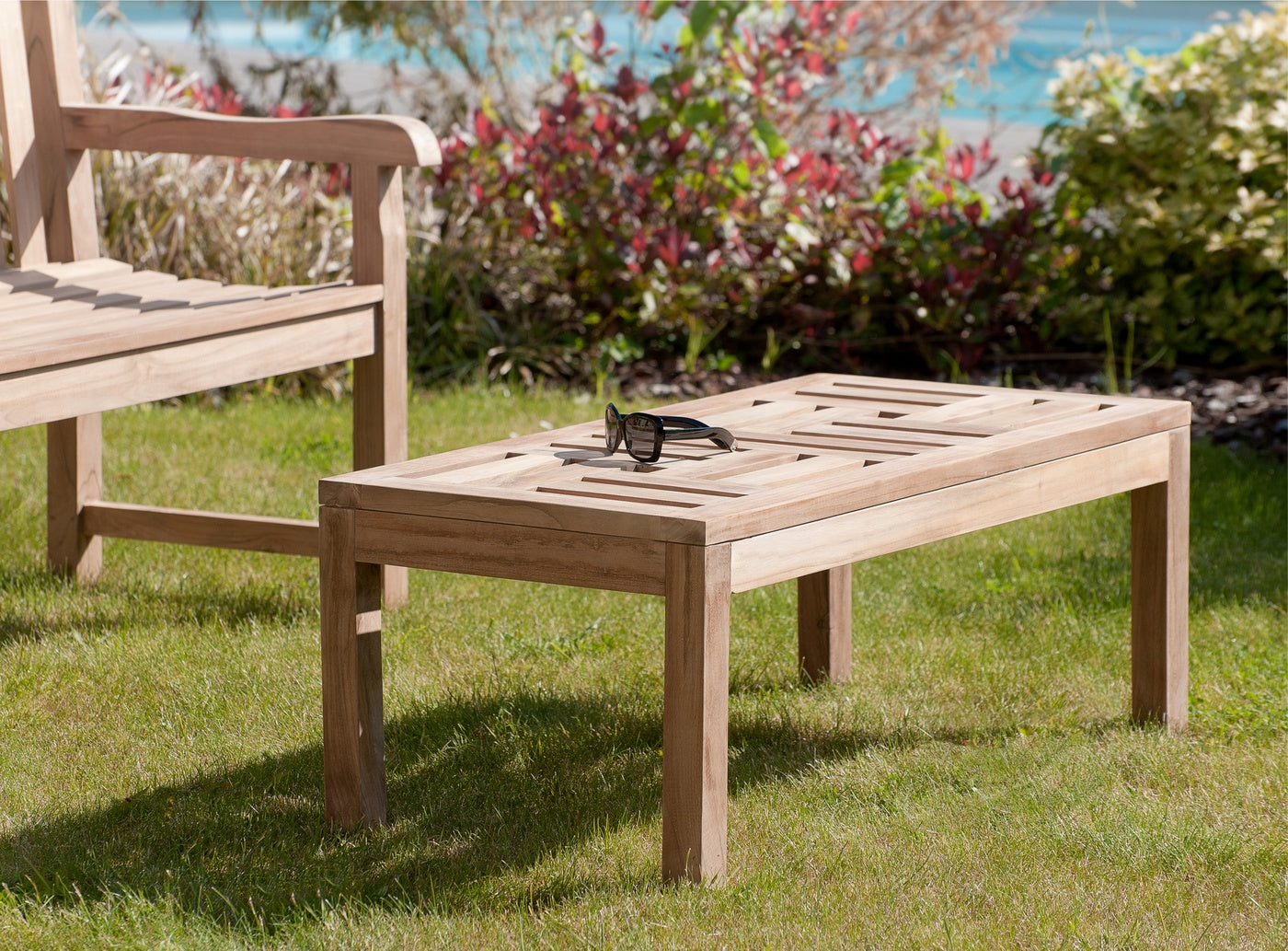 Fun - Table Basse De Jardin - Marron