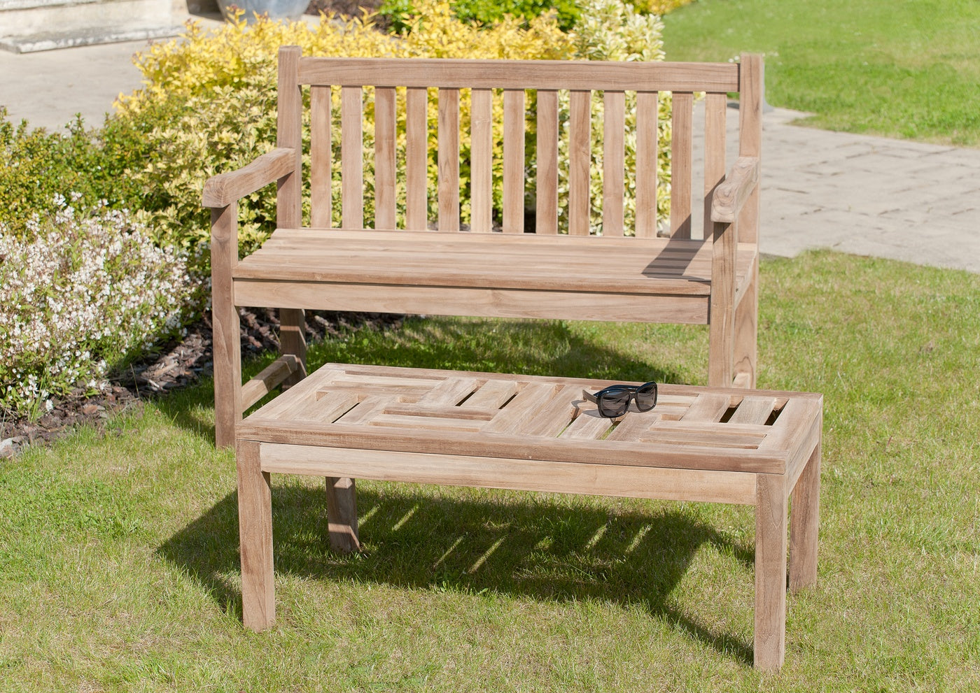 Fun - Table Basse De Jardin - Marron