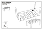 Fun - Table Basse De Jardin - Marron