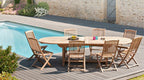 Fun - Salon De Jardin 10/12 Pers - Marron