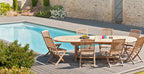 Fun - Salon De Jardin 10/12 Pers - Marron