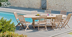 Fun - Salon De Jardin 10/12 Pers - Marron