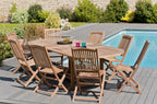 Fun - Salon De Jardin 10/12 Pers - Marron