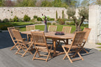 Fun - Salon De Jardin 10/12 Pers - Marron