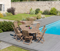 Fun - Salon De Jardin 10/12 Pers - Marron